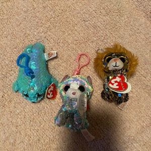 Ty glitter beanie boos lot